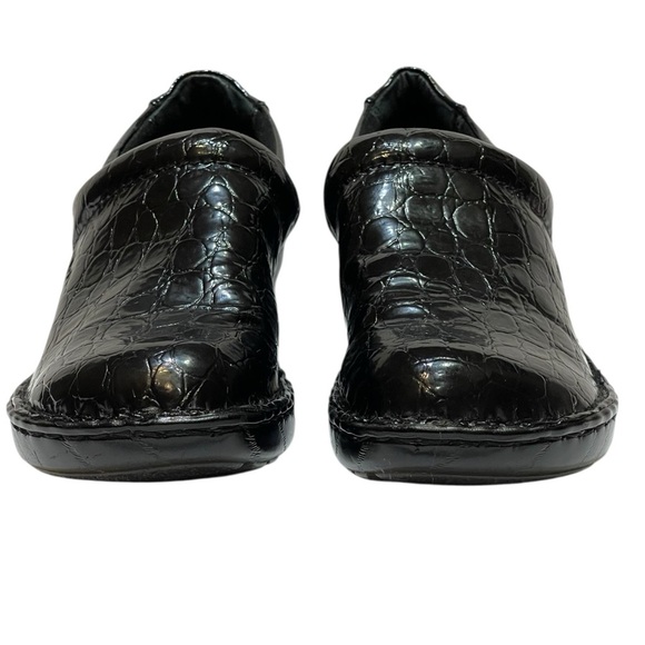 B.O.C. Born Concepts Black Faux Alligator Womens Clogs SZ 8.5 40 EU - Picture 2 of 12